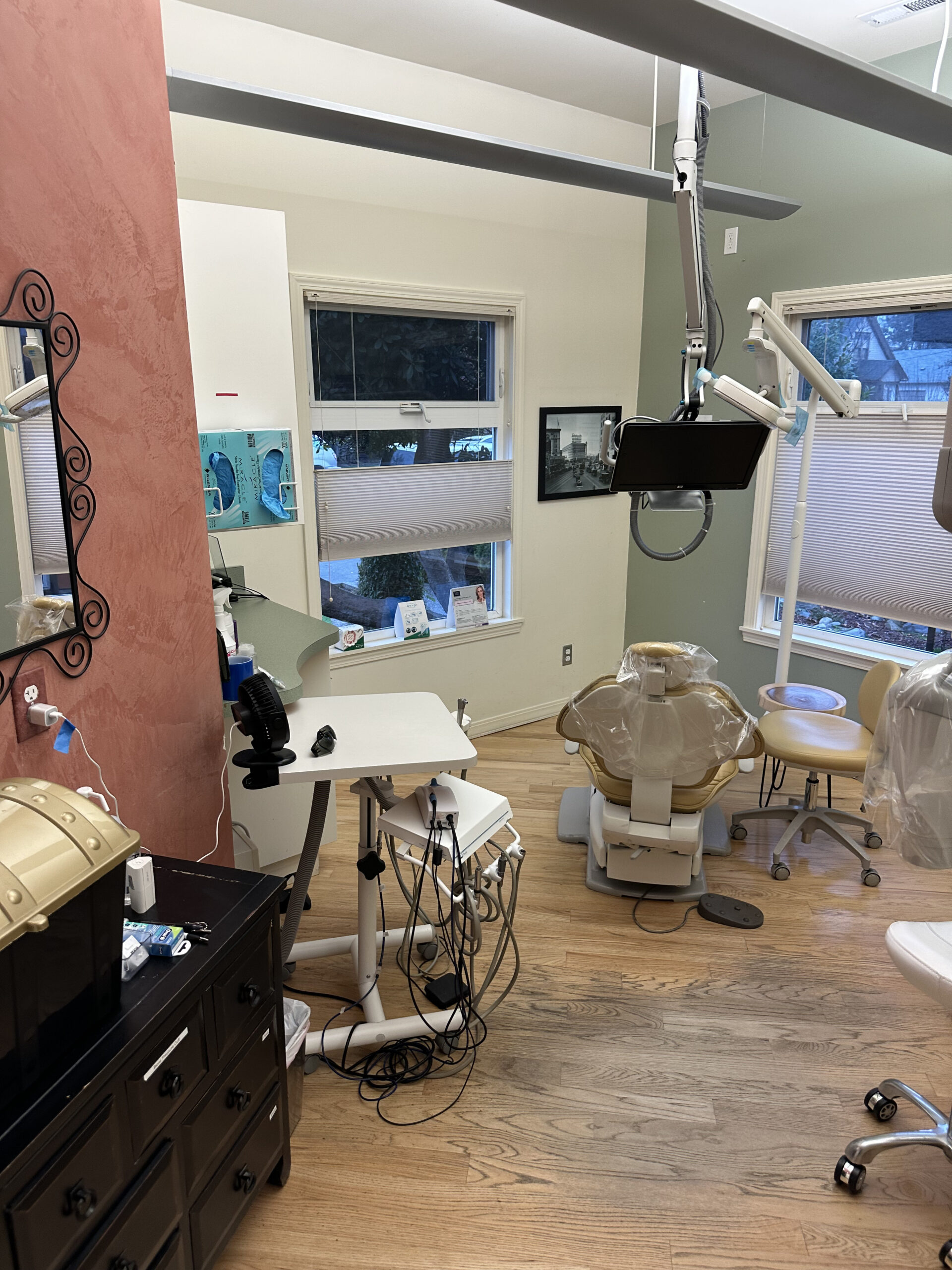 Clinic cleaning by Clear Zone with careful, professional detail.