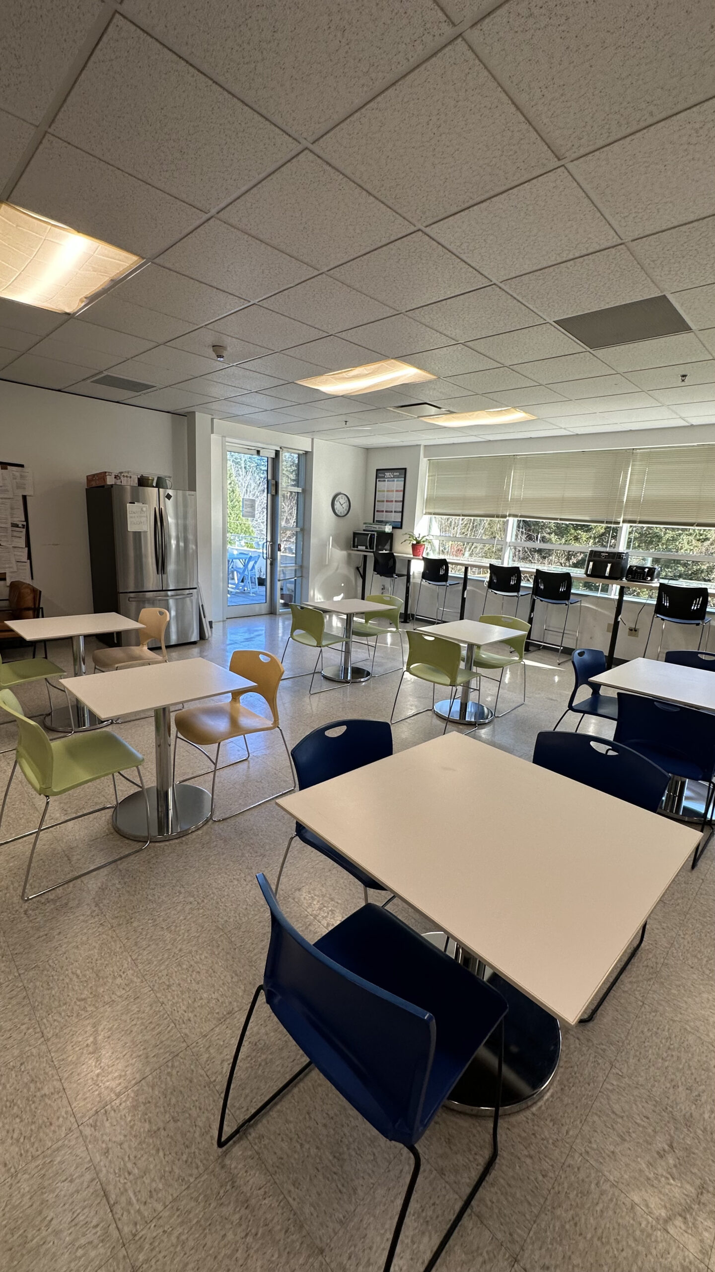 Commercial office cleaning by Clear Zone in a shared workspace.